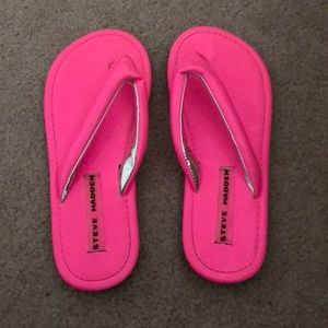 Steve Madden hot pink sandals size 7